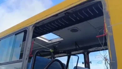 Usuários denunciam situação precária de ônibus escolar do Estado em Campina