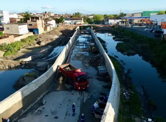 Terceira etapa do Canal de Bodocongó ultrapassa 50% de obras executadas