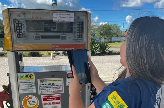 Pesquisa revela menor preço do litro da gasolina em Campina Grande
